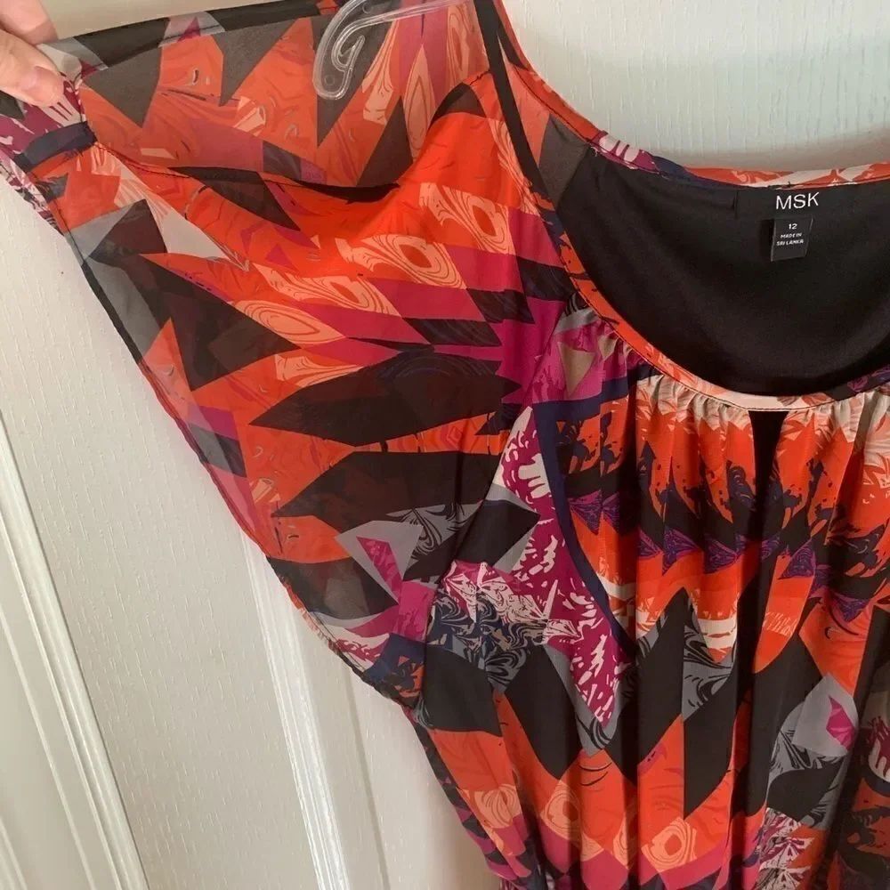 Beautiful MSK Fall Dress - Picture 4 of 5